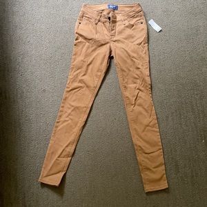 Old Navy rockstar mid-rise stretch skinny khaki 0